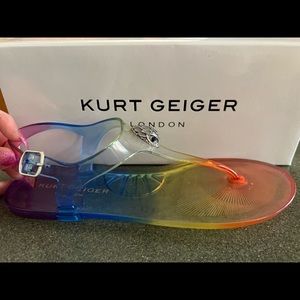 Kurt Geiger rainbow sandals EU 39 or US 8.5
